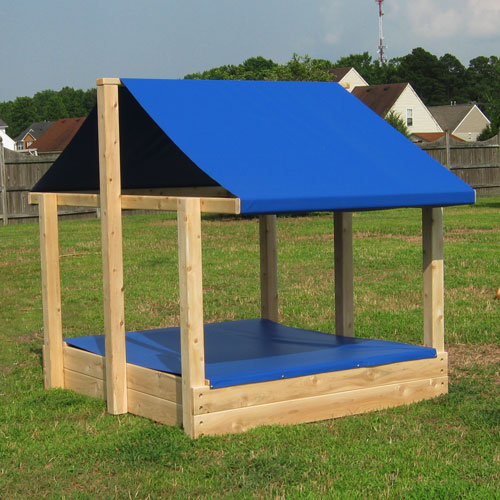 How to Build Sandbox With Roof PDF Plans