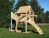 Small Yard Tube Slide