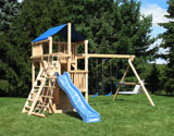 Set with Cedar Rock Wall