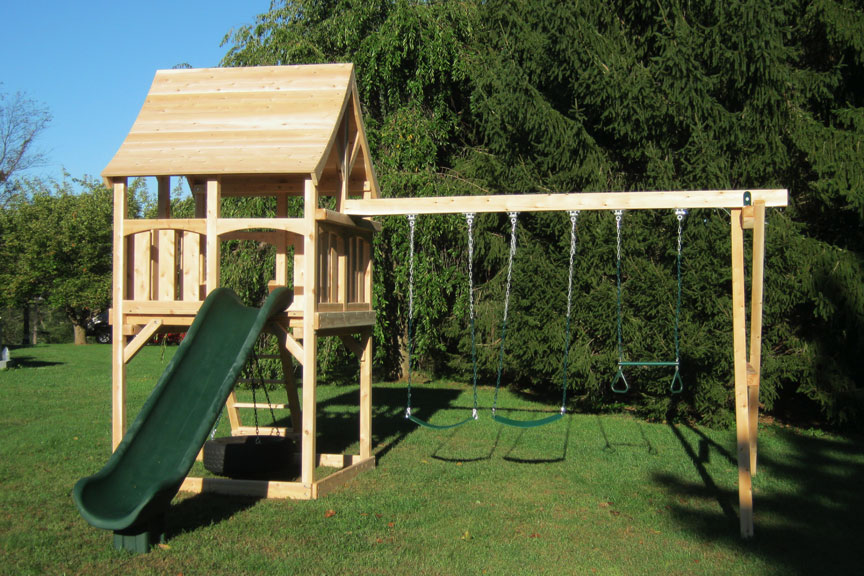 Cedar Swing Sets The Kelton Play Set