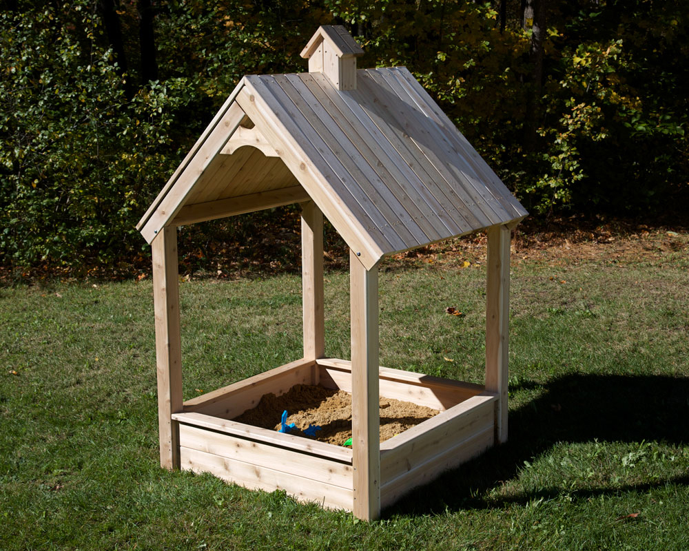 Cedar Sandbox with Woodroof Backyard Activities