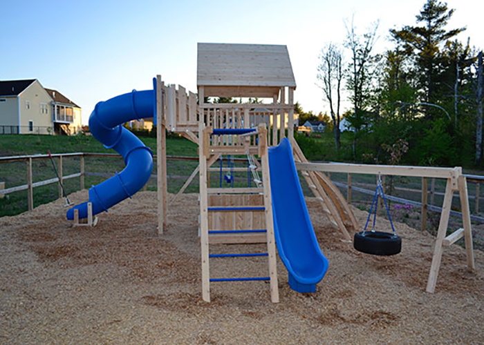 Boosted Bailey Climber swing set with options in Templeton, MA