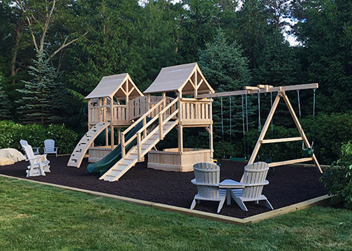 Double Boosted Kelton swing set with loads of options in Cotuit, MA