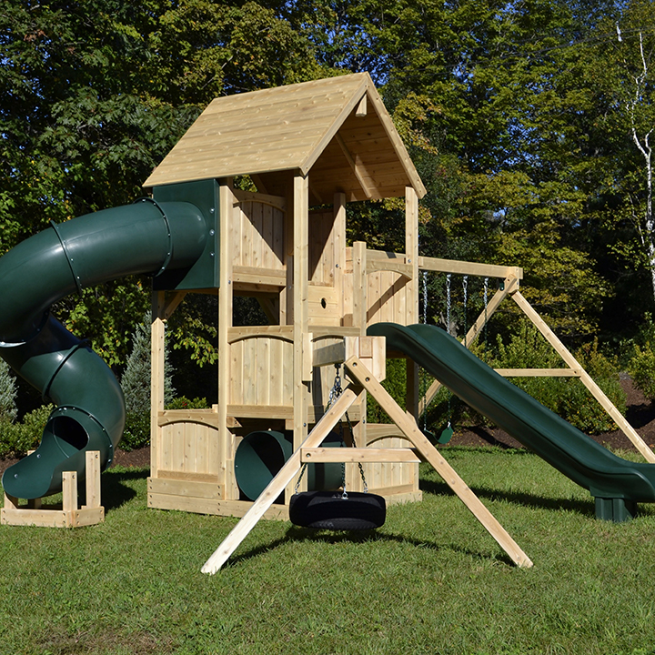 Canterbury Deluxe Swing Sets Triumph Play Systems