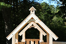 Swing set ladder detail.