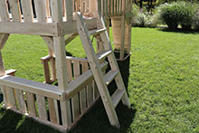 Swing set ladder detail.