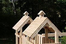 Swing set ladder detail.