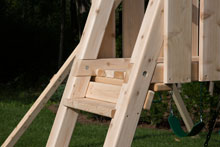 Swing set step ladder