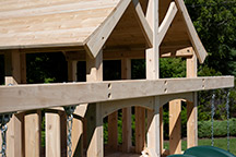 Triumph Play System's Kelton Space Saver swing beam.