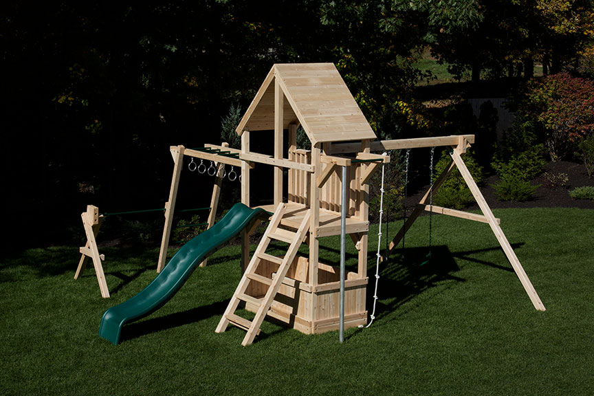 Cedar Swing set dunmore loaded.